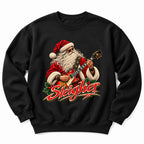 Santa Sleigher Guitar Sweatshirt