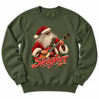 Santa Sleigher Guitar Sweatshirt