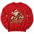 Santa Sleigher Guitar Sweatshirt