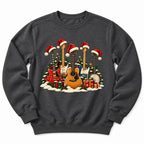 Christmas Guitars Music Tree Sweatshirt