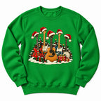 Christmas Guitars Music Tree Sweatshirt
