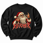 Santa Sleigher Rock Hand Sweatshirt