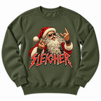 Santa Sleigher Rock Hand Sweatshirt
