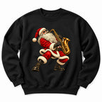 Santa Playing Saxophone Sweatshirt