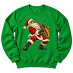 Santa Playing Saxophone Sweatshirt