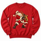 Santa Playing Saxophone Sweatshirt