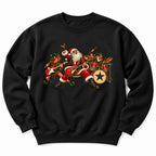 Santa Christmas Rock Band Sweatshirt
