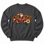 Santa Christmas Rock Band Sweatshirt