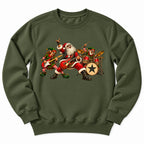 Santa Christmas Rock Band Sweatshirt