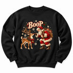 Santa Boo Reindeer Sweatshirt