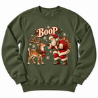 Santa Boo Reindeer Sweatshirt