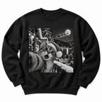 Christmas Cat Snow Selfie Sweatshirt