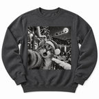 Christmas Cat Snow Selfie Sweatshirt