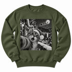 Christmas Cat Snow Selfie Sweatshirt
