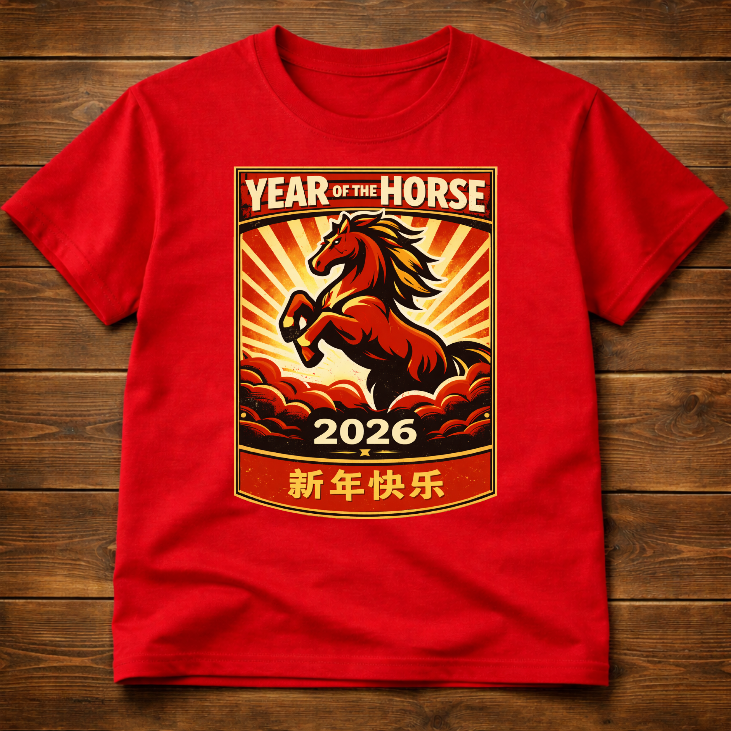 Chinese New Year 2026 Year Of The Horse T-Shirt