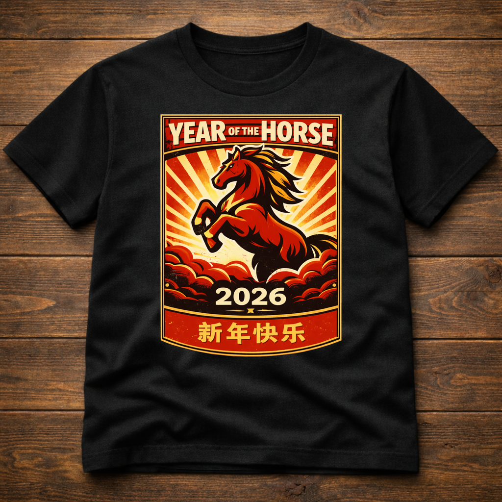 Chinese New Year 2026 Year Of The Horse T-Shirt