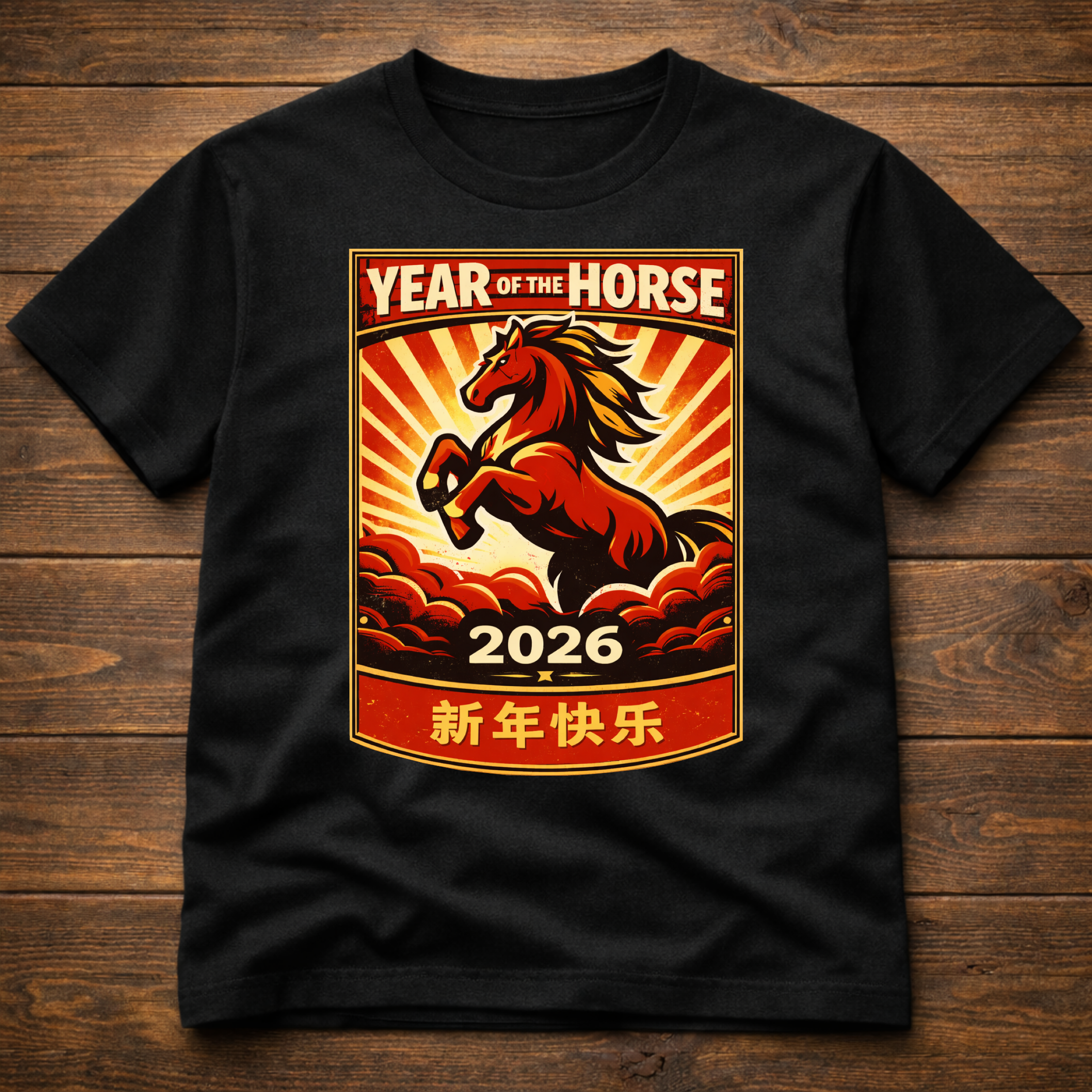 Chinese New Year 2026 Year Of The Horse T-Shirt