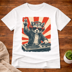 Raccoon DJ T-Shirt