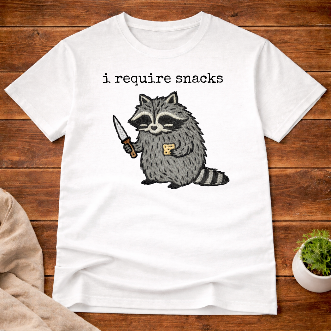 I Require Snacks T-Shirt