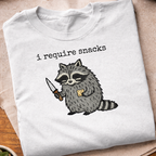 I Require Snacks T-Shirt