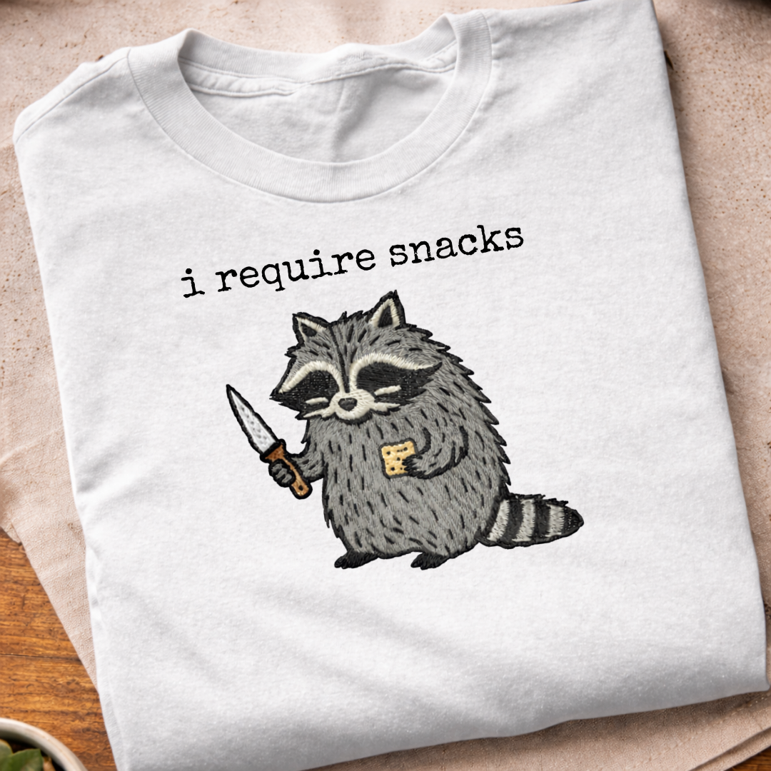 I Require Snacks T-Shirt